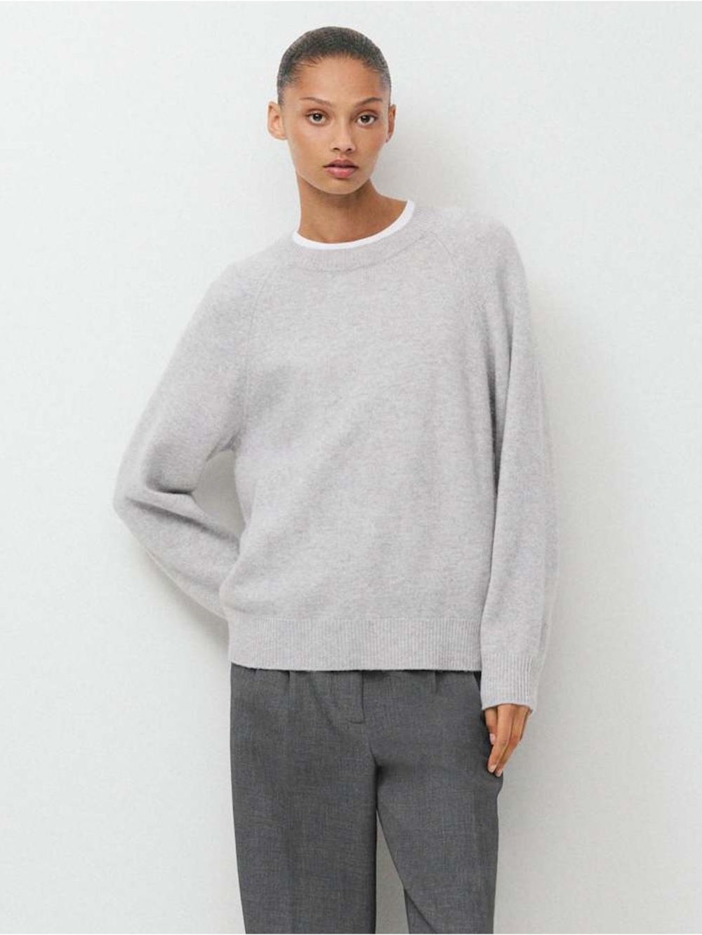Aritzia Wilfred Isabelle Wool Cashmere Sweater